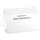 Black Pin Dot Folded Place Cards Image 3 of 6